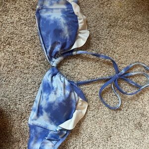 Aerie Blue and White Bikini Bottom